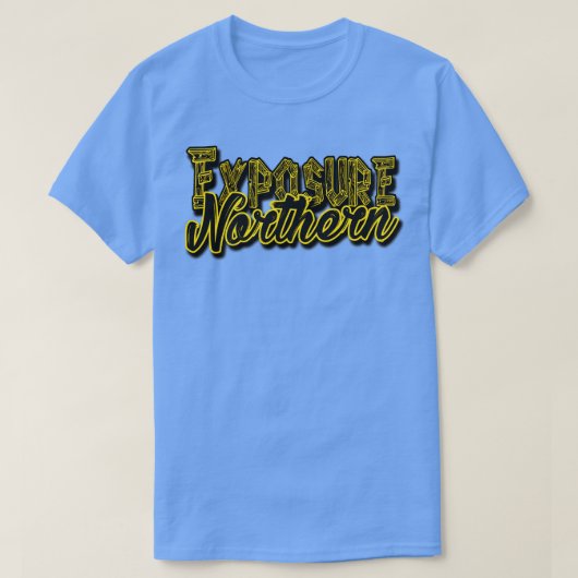 Noordelijke blootstelling TShirt 18 (Design voorkant)