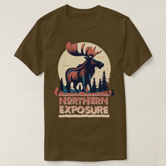 Noordelijke blootstelling TShirt 22 (Design voorkant)