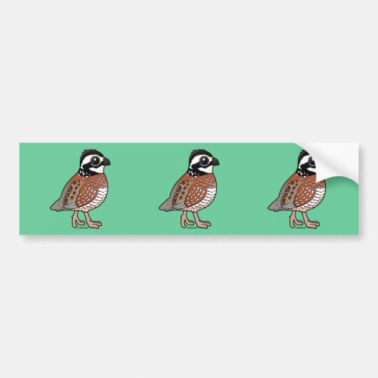Noordelijke Bobwhite Bumpersticker (Voorkant)