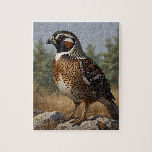 Noordelijke Bobwhite Legpuzzel (Verticaal)