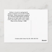 Noordelijke Bobwhite Quail Briefkaart (Achterkant)