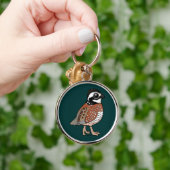 Noordelijke Bobwhite Sleutelhanger (Hand)