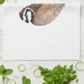 Noordelijke Bobwhite Theedoek (Gevouwen)