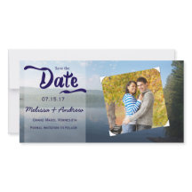 Noordelijke Bossen bruiloft Bewaar de datum