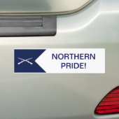 Noordelijke Bumpersticker (Op auto)
