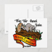 Noordelijke Carolina Tar Heel Gray Squirrel Briefkaart (Voorkant / Achterkant)