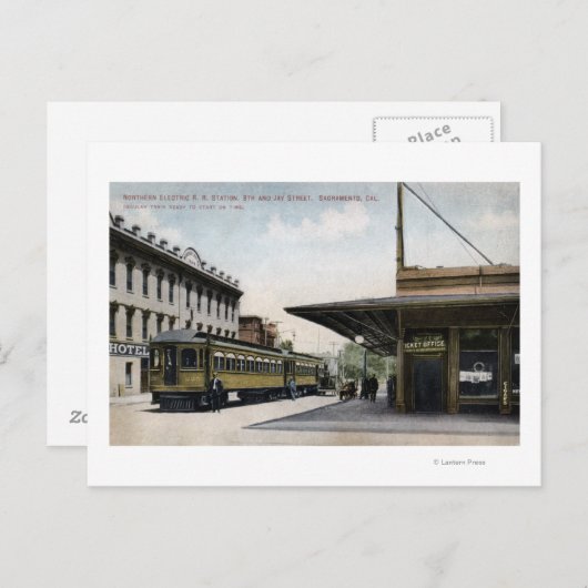 Noordelijke centrale briefkaart (Voorkant / Achterkant)