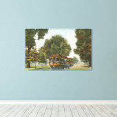 Noordelijke centrale canvas afdruk (Insitu (Houten vloer))