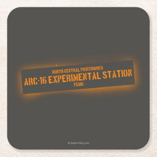 Noordelijke centrale positie kartonnen onderzetters