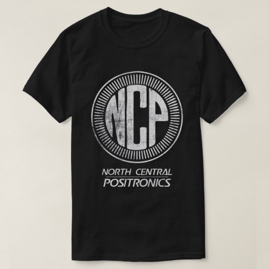 Noordelijke centrale positronica (witte Logo) Esse T-shirt (Design voorkant)