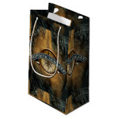 Noordelijke Compass Gift Bag Klein Cadeauzakje (Achterkant Gekanteld)