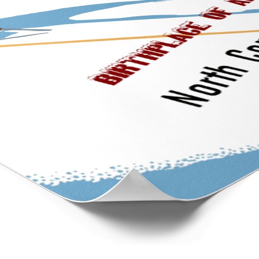 Noordelijke Conway, New Hampshire reisposter Poster (Hoek)