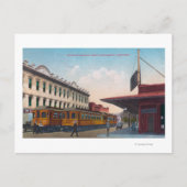 Noordelijke elektrische treinstel briefkaart (Voorkant)