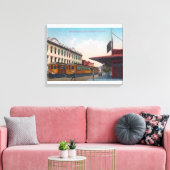 Noordelijke elektrische treinstel canvas afdruk (Insitu (Woonkamer))