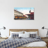 Noordelijke elektrische treinstel canvas afdruk (Insitu (Slaapkamer))