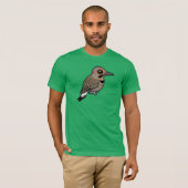 Noordelijke flikker (geel met schuine streep) t-shirt (Voorkant volledig)