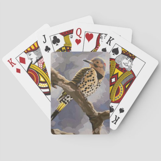 Noordelijke flikker pokerkaarten (Achterkant)