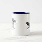 Noordelijke Fulmar (tussenproduct) Tweekleurige Koffiemok (Center)