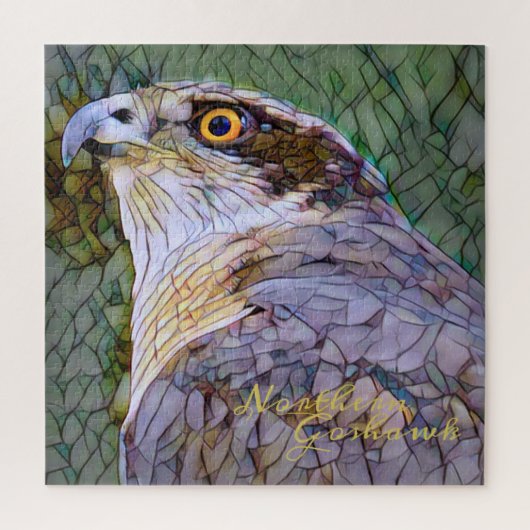 Noordelijke Goshawk [Plein van puzzel] Legpuzzel (Verticaal)