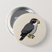 Noordelijke Goshawk Ronde Button 7,6 Cm (Voorkant /achterkant)