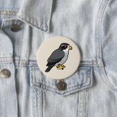 Noordelijke Goshawk Ronde Button 7,6 Cm (In situ)