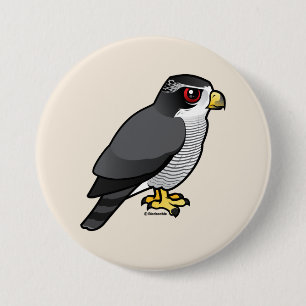 Noordelijke Goshawk Ronde Button 7,6 Cm