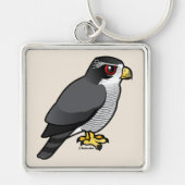 Noordelijke Goshawk Sleutelhanger (Voorkant)