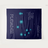 Noordelijke Halvebol Pleiaden Stervorming Wandkleed (Voorkant (horizontaal))