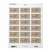 Noordelijke Harrier Hawk op hek Etiket (Full Sheet)