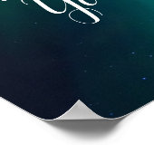 Noordelijke hashtag voor het bruiloft poster (Hoek)