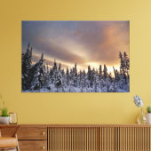 noordelijke hemel canvas afdruk (Insitu (Woonkamer))