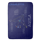 Noordelijke Hemisphere Constellation Aquila Badmat (Voorkant Verticaal)