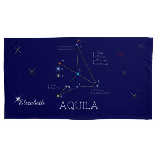 Noordelijke Hemisphere Constellation Aquila Kussensloop (Voorkant)