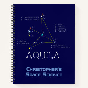 Noordelijke Hemisphere Constellation Aquila Notitieboek