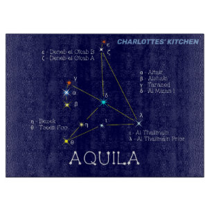 Noordelijke Hemisphere Constellation Aquila Snijplank