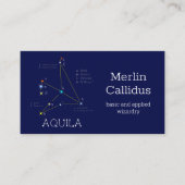 Noordelijke Hemisphere Constellation Aquila Visitekaartje (Voorkant)