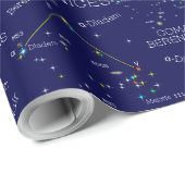 Noordelijke Hemisphere Constellation Coma Berenice Cadeaupapier (Rol Hoek)