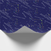 Noordelijke Hemisphere Constellation Coma Berenice Cadeaupapier (Hoek)