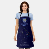 Noordelijke Hemisphere Constellation Coma Berenice Schort (Gedragen)