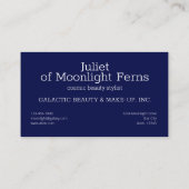 Noordelijke Hemisphere Constellation Coma Berenice Visitekaartje (Achterkant)