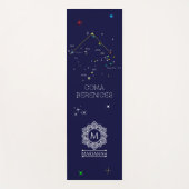 Noordelijke Hemisphere Constellation Coma Berenice Yogamat (Voorkant)