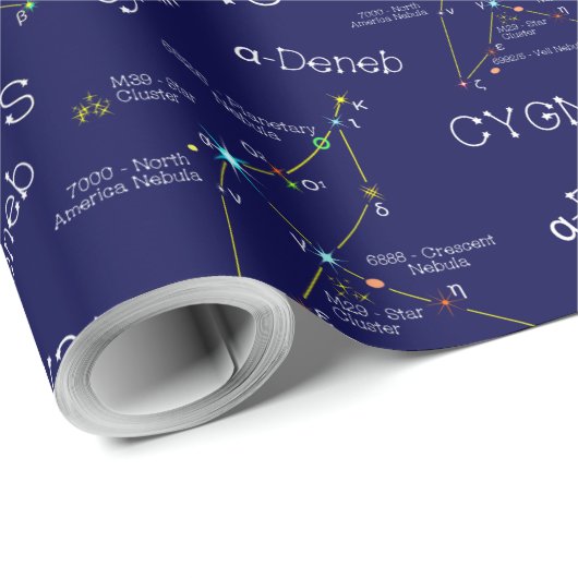 Noordelijke Hemisphere Constellation Cygnus Cadeaupapier (Rol Hoek)