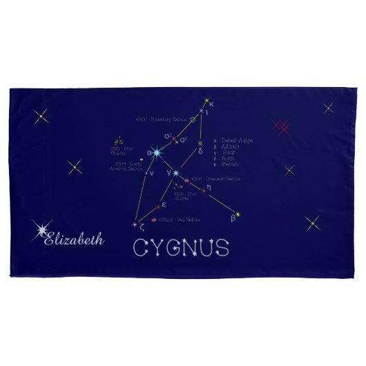 Noordelijke Hemisphere Constellation Cygnus Kussensloop (Voorkant)