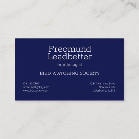 Noordelijke Hemisphere Constellation Cygnus Visitekaartje (Achterkant)