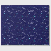 Noordelijke Hemisphere Constellation Lyra Cadeaupapier (Vlak)