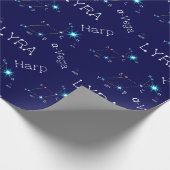 Noordelijke Hemisphere Constellation Lyra Cadeaupapier (Hoek)