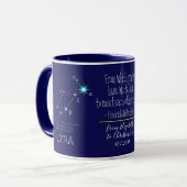 Noordelijke Hemisphere Constellation Lyra Mok (Voorkant links)