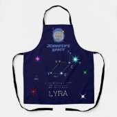 Noordelijke Hemisphere Constellation Lyra Schort (Voorkant)