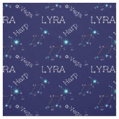 Noordelijke Hemisphere Constellation Lyra Stof (Swatch)