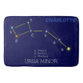Noordelijke Hemisphere Constellation Ursa Minor Badmat (Voorkant)